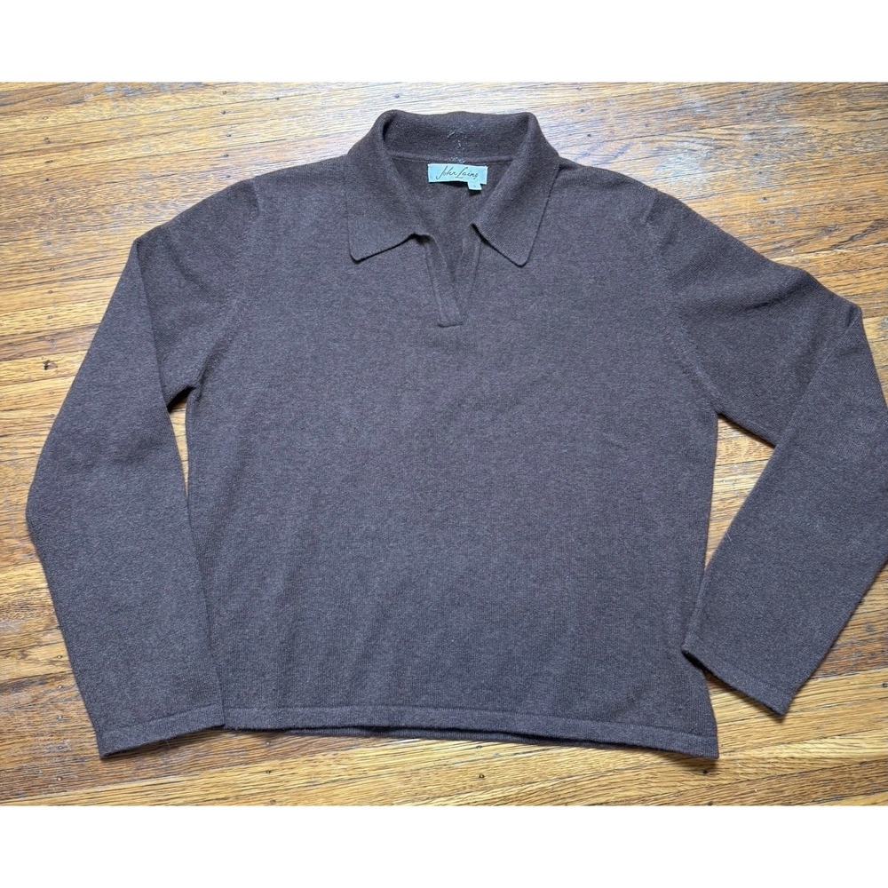John Laing Women's Cashmere Sweater Small Crew Neck Hawick Scotland Jumper Knit